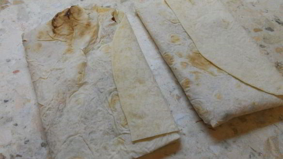 ШАГ 5. лепешки из лаваша с мясом и сыром