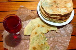 Лепешки на сметанном тесте