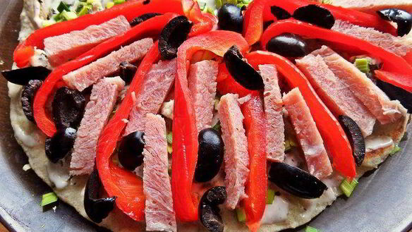 ШАГ 31. лепешки пьядины с начинками