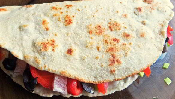 ШАГ 32. лепешки пьядины с начинками