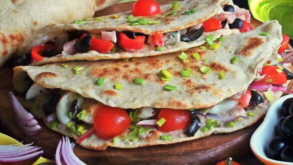 ШАГ 33. лепешки пьядины с начинками