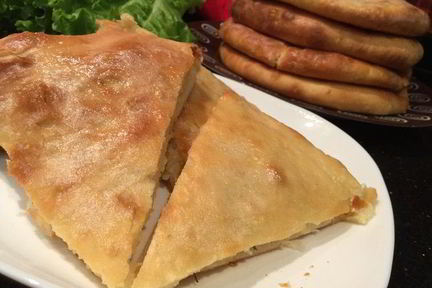 Лепешки с картофелем и сыром