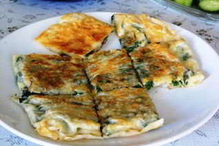 Лепешки с начинкой к завтраку