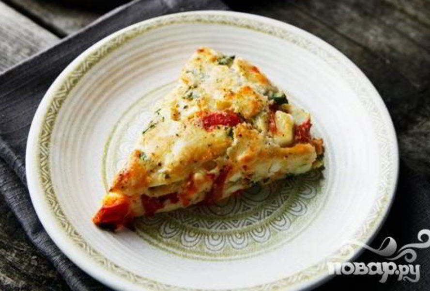 Лепешки с овощами и сыром Фета