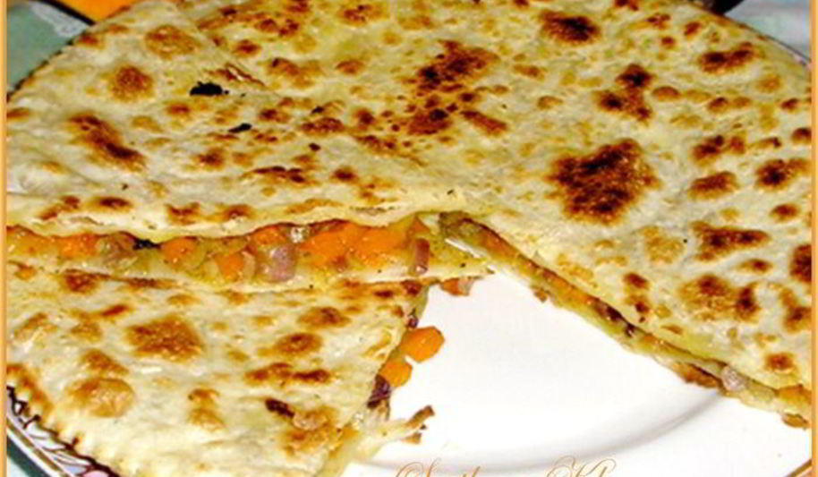 Рецепт лепешки с тыквой