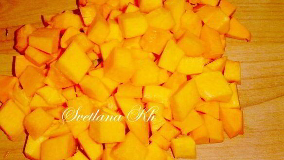 ШАГ 2. лепешки с тыквой