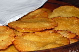 Лепешки в воке