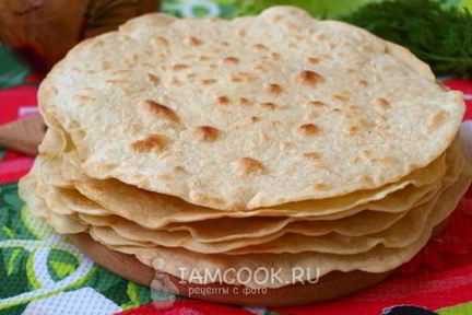 Мексиканская лепешка тортилья
