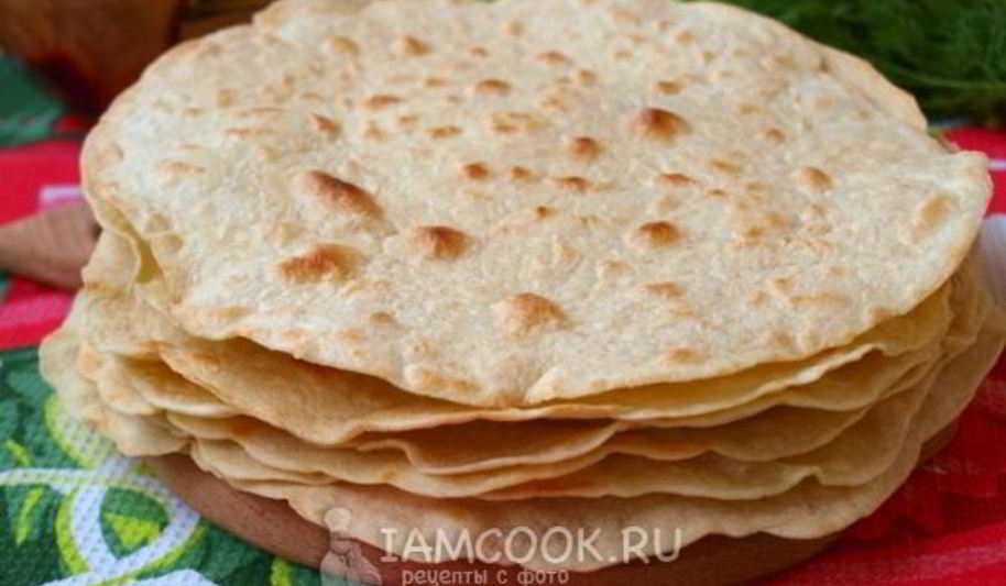 Рецепт мексиканская лепешка тортилья