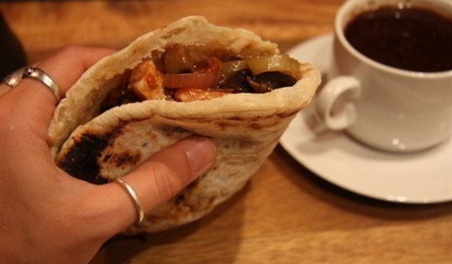 Рецепт пита с курицей и овощами