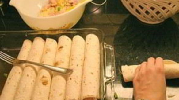 ШАГ 8. пита с ветчиной