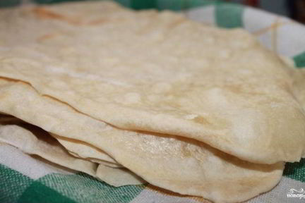 Постные лепешки без дрожжей