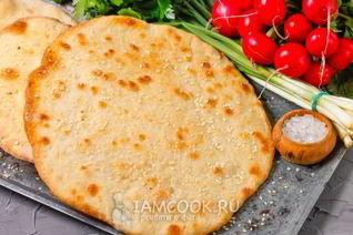 Пресная лепешка в духовке