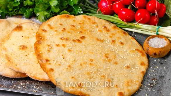 ШАГ 11. пресная лепешка в духовке