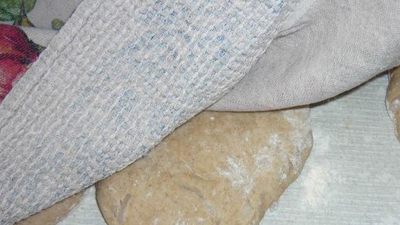 ШАГ 7. пшенично-ржаные лепешки с луком