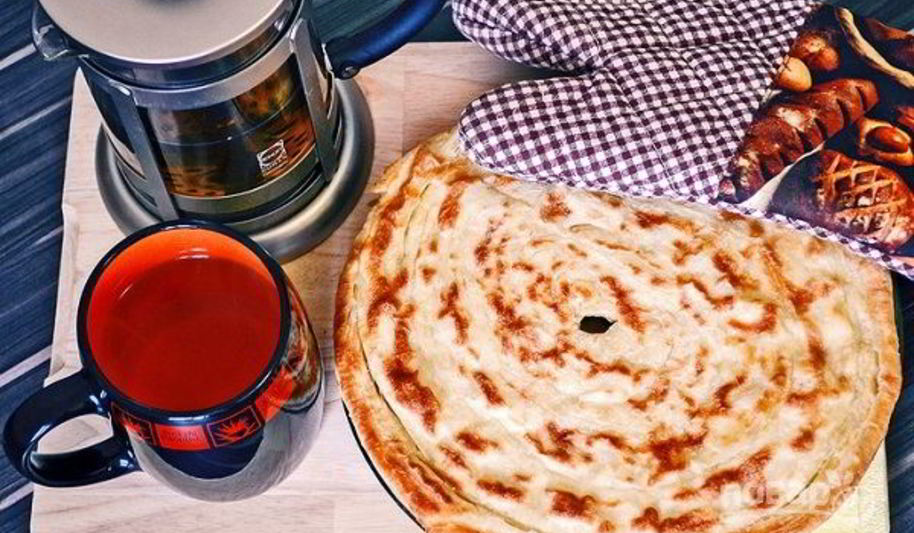 Рецепт слоеные лепешки на сковороде