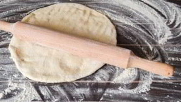 ШАГ 2. слоеные лепешки на сковороде