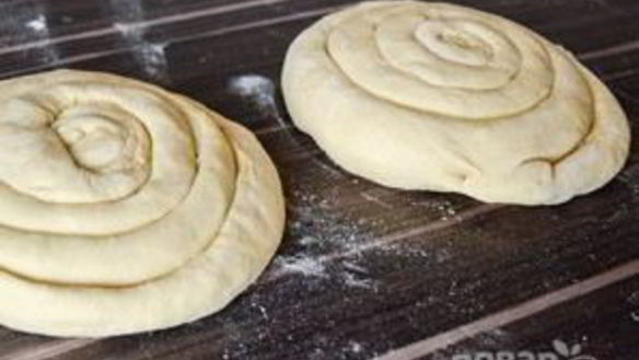 ШАГ 5. слоеные лепешки на сковороде