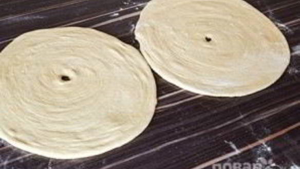 ШАГ 6. слоеные лепешки на сковороде