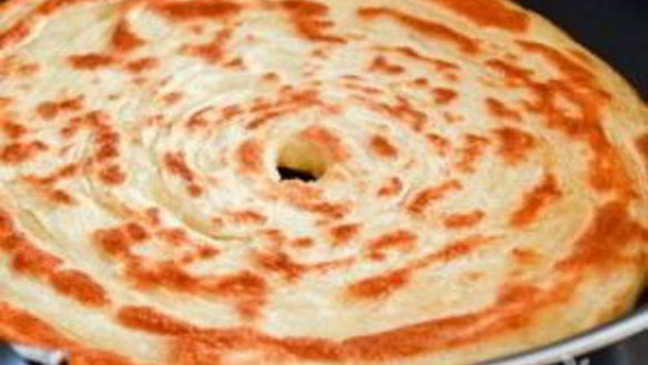 ШАГ 8. слоеные лепешки на сковороде