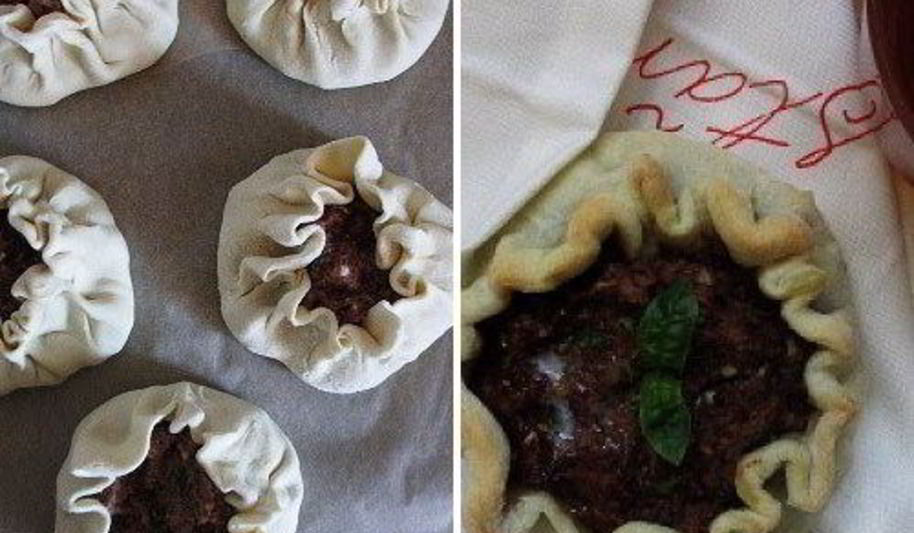 Рецепт слоеные лобиани с адыгейским сыром