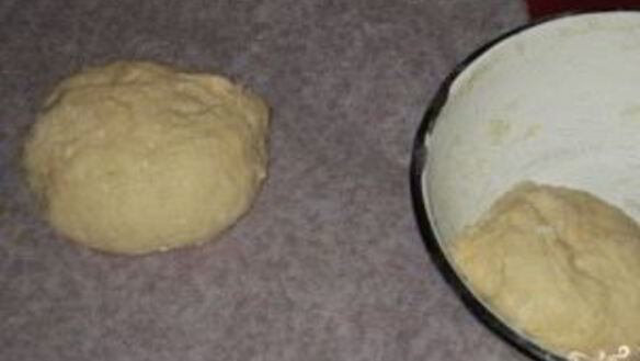 ШАГ 3. сметанные лепешки в духовке