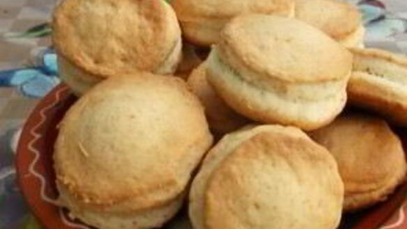 ШАГ 6. сметанные лепешки в духовке