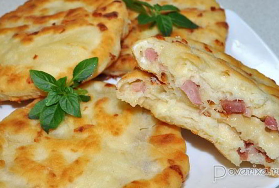 Сырные лепешки, быстрые и вкусные