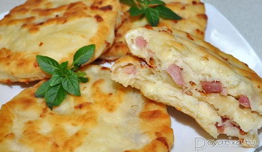 Рецепт сырные лепешки, быстрые и вкусные