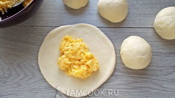 ШАГ 7. сырные лепешки на кефире на сковороде