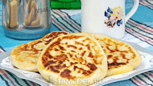 ШАГ 12. сырные лепешки на кефире на сковороде