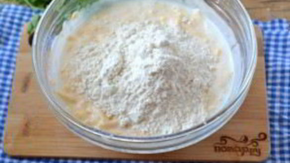 ШАГ 3. сырные лепешки на кефире