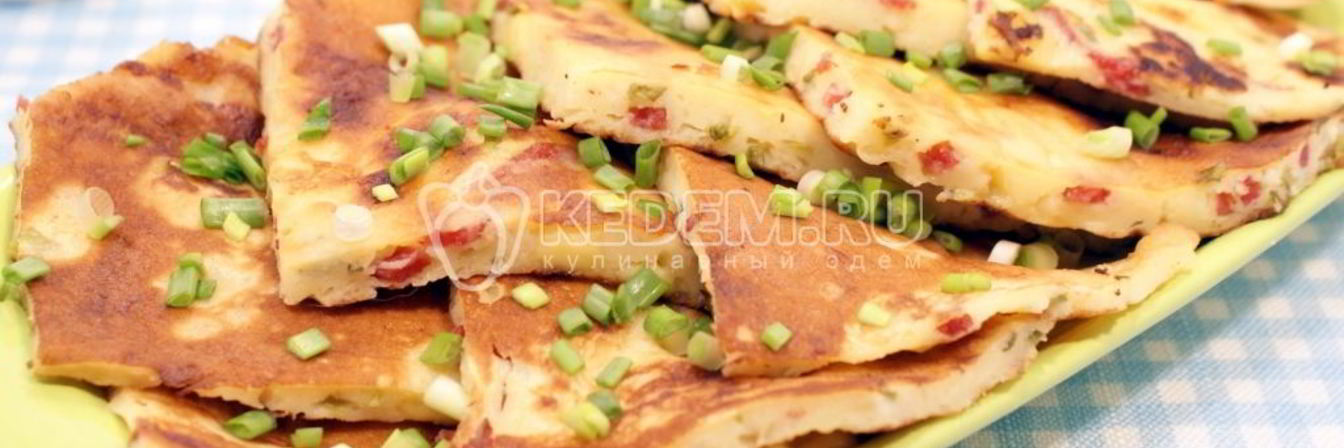 Сырные лепешки с начинкой