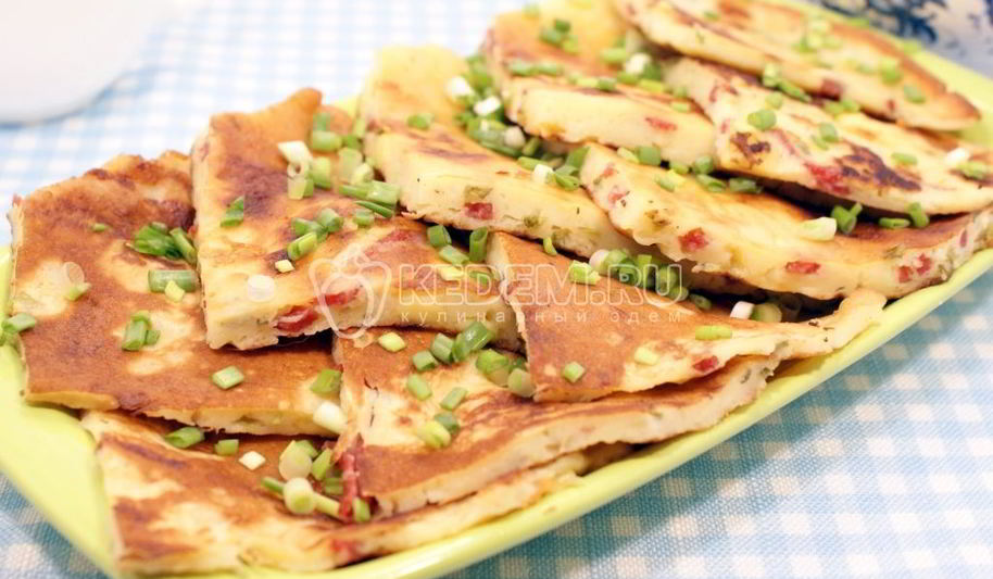 Рецепт сырные лепешки с начинкой