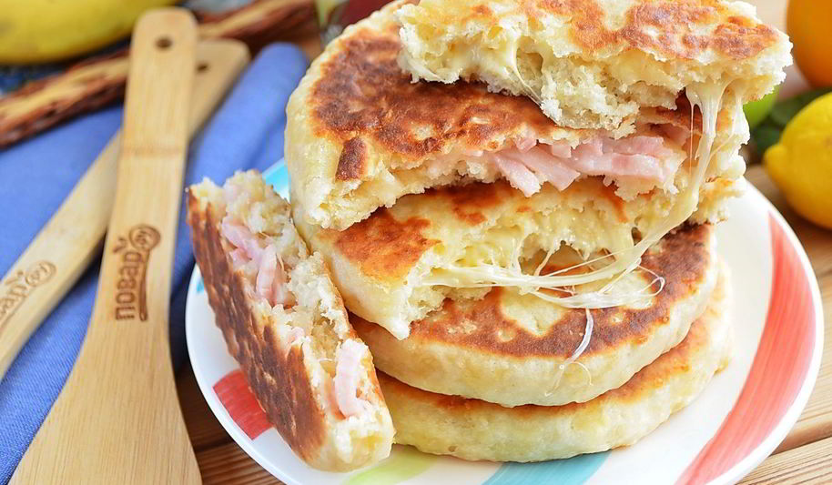 Рецепт сырные лепешки с разными начинками