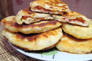 Сырные лепешки за 5 минут