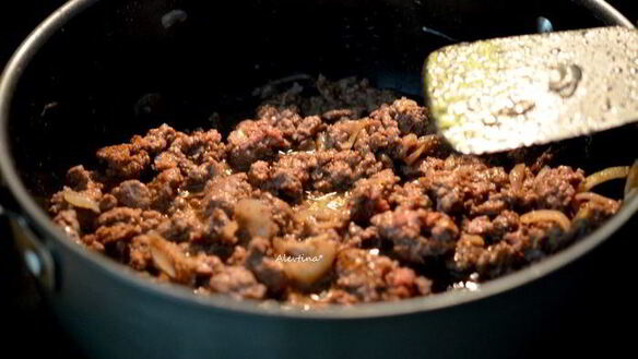 ШАГ 3. ужин в турецком стиле на лепешке