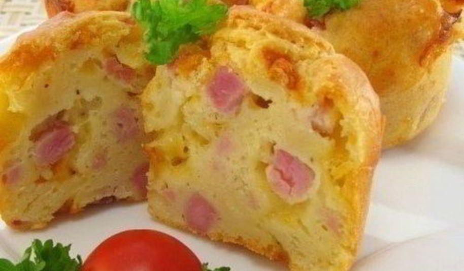 Рецепт американские маффины с ветчиной и сыром