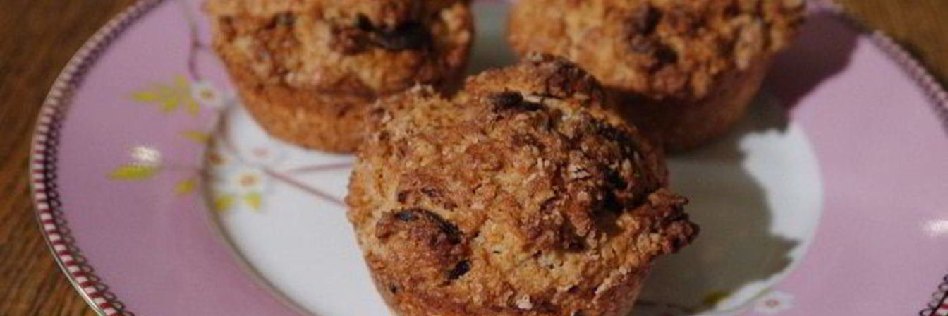 Арахисовые маффины с горьким шоколадом