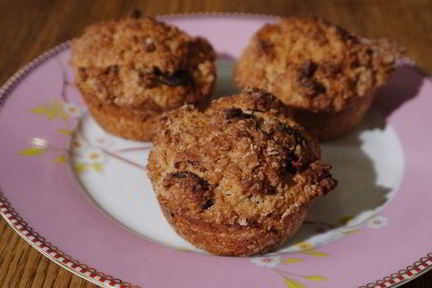 Арахисовые маффины с горьким шоколадом