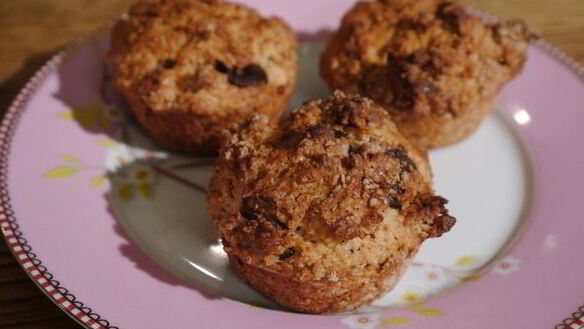 ШАГ 8. арахисовые маффины с горьким шоколадом