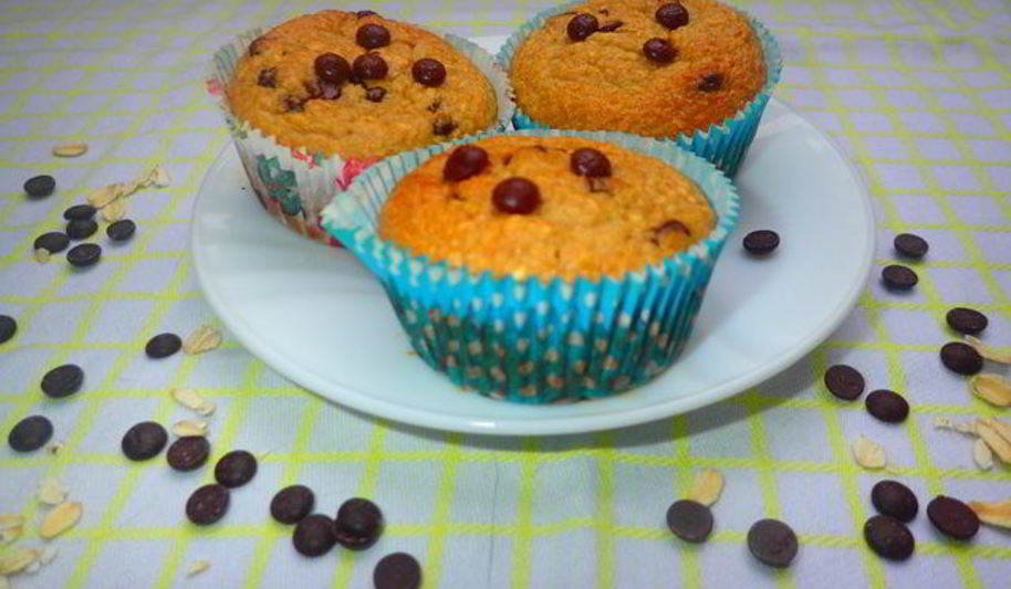 Рецепт банановые маффины с овсянкой в блендере