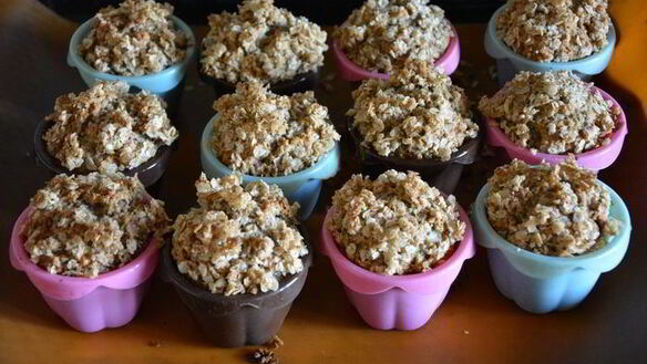 ШАГ 9. банановые маффины с овсяными хлопьями