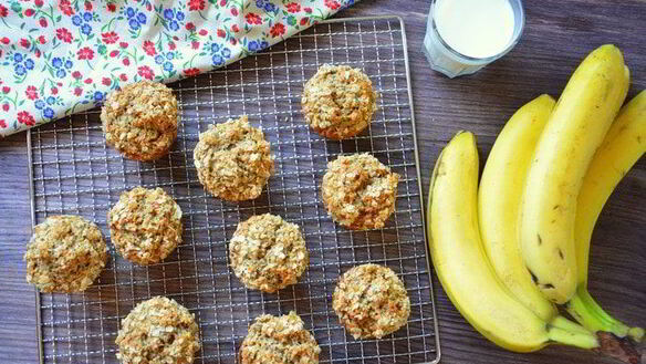 ШАГ 10. банановые маффины с овсяными хлопьями