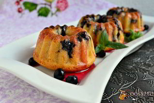 Черничные маффины