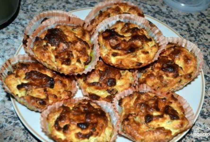 Диетические творожные маффины