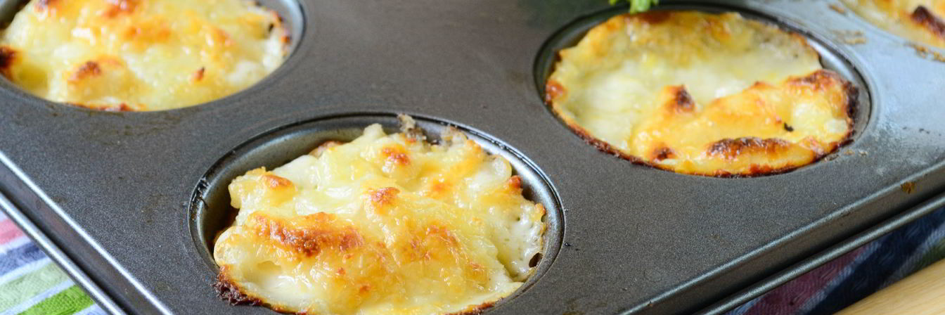 Гратен из картофеля в стиле маффинов
