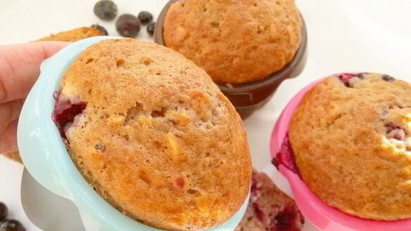 ШАГ 5. йогуртовые маффины с черной смородиной