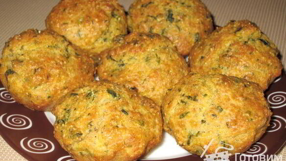 ШАГ 3. кукурузные маффины с брынзой и зеленью