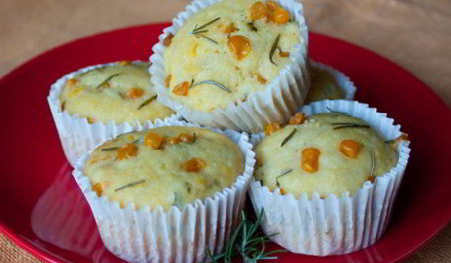 Рецепт кукурузные маффины с розмарином